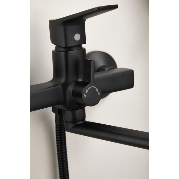 Смеситель для ванны Belz B22715-7, чёрный матовый - фото 17