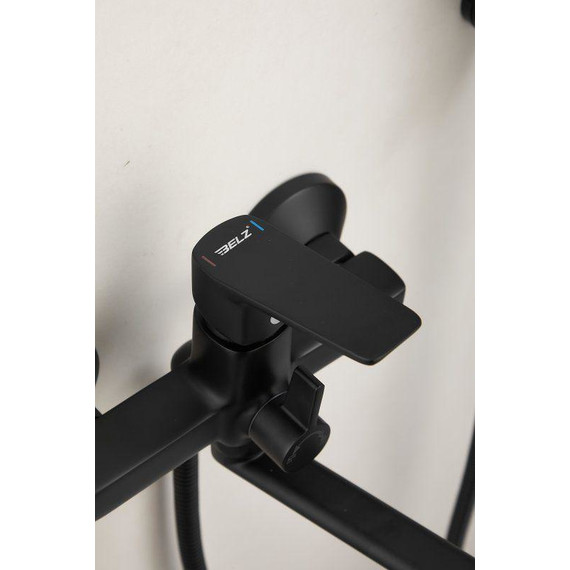 Смеситель для ванны Belz B22715-7, чёрный матовый - фото 11