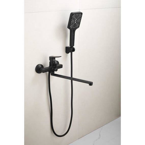 Смеситель для ванны Belz B22715-7, чёрный матовый - фото 6