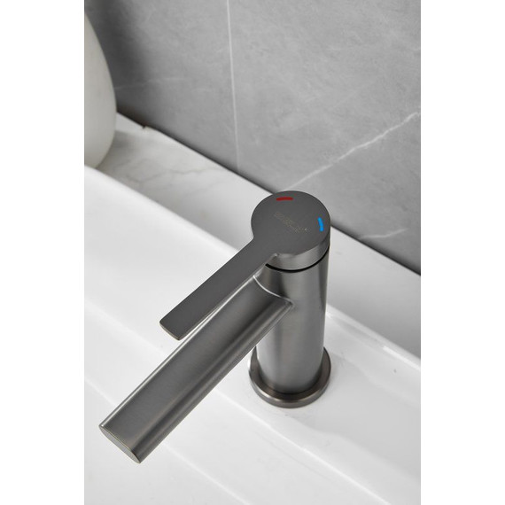 Смеситель для раковины Belz B10813-3, оружейная сталь - фото 14