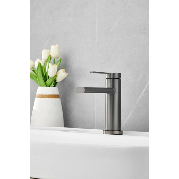 Смеситель для раковины Belz B10813-3, оружейная сталь - фото 9