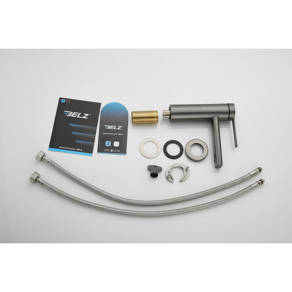 Смеситель для раковины Belz B10813-3, оружейная сталь - фото 25