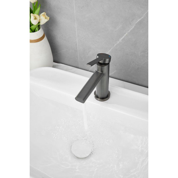 Смеситель для раковины Belz B10813-3, оружейная сталь - фото 13