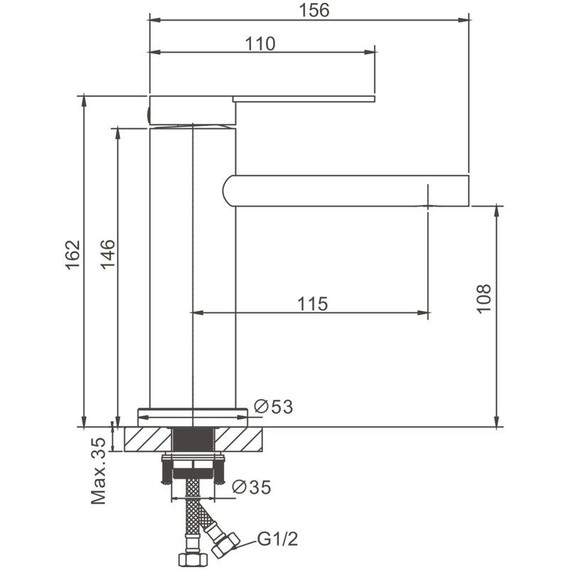 Смеситель для раковины Belz B10813-3, оружейная сталь - фото 26