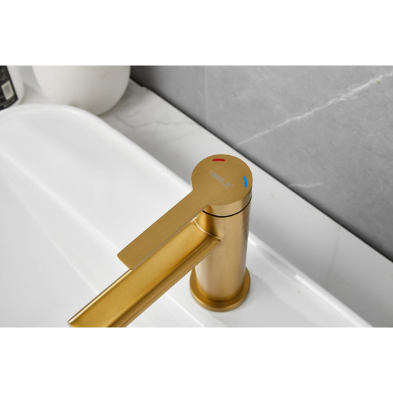 Смеситель для раковины Belz B10813-5, золото - фото 14