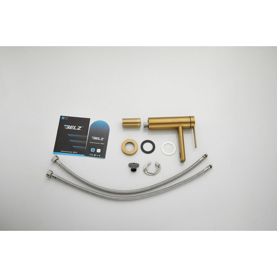 Смеситель для раковины Belz B10813-5, золото - фото 26