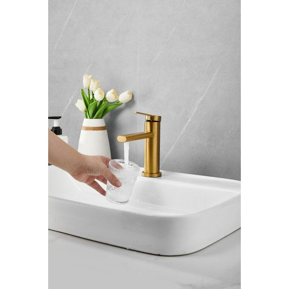 Смеситель для раковины Belz B10813-5, золото - фото 19