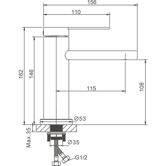 Смеситель для раковины Belz B10813-7, чёрный - фото 25
