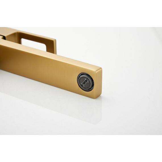 Смеситель для раковины высокий Belz B11658-5, золото - фото 17