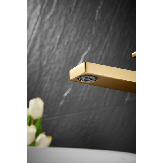 Смеситель для раковины высокий Belz B11658-5, золото - фото 21