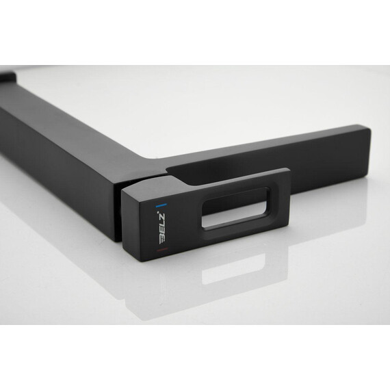 Смеситель для раковины высокий Belz B11658-7, чёрный - фото 16