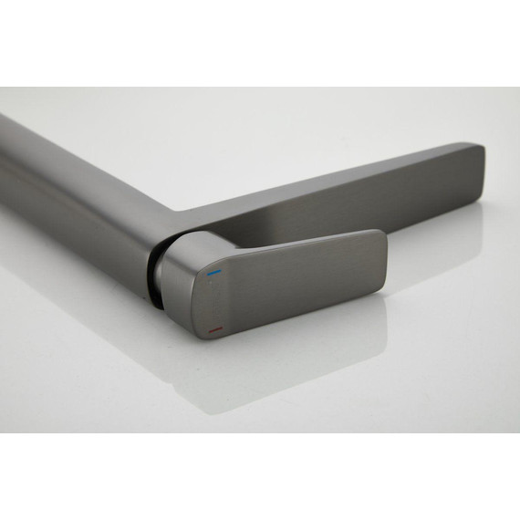 Смеситель для раковины высокий Belz B11715-3, оружейная сталь - фото 16