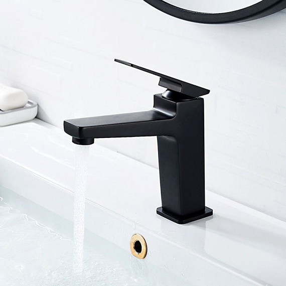 Смеситель для раковины Ledeme L1078B, чёрный - фото 9