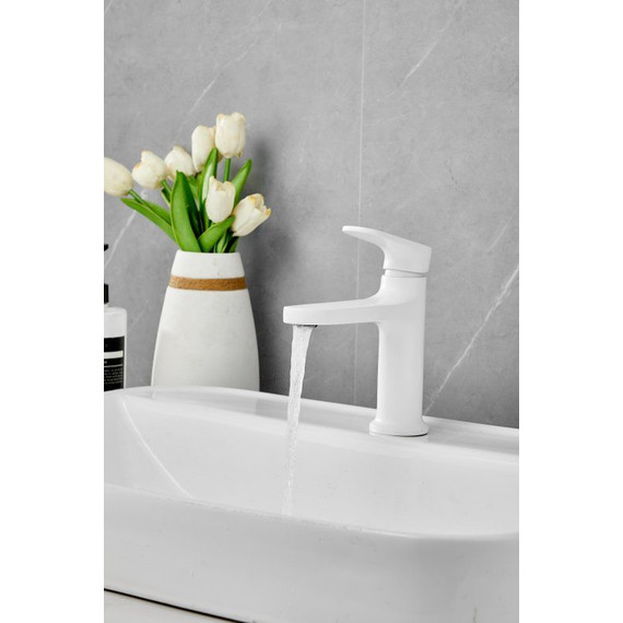 Смеситель для раковины Belz B10713-8, белый - фото 3