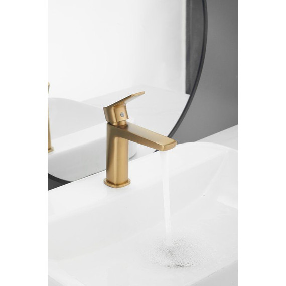 Смеситель для раковины Belz B10715-5, золото - фото 2