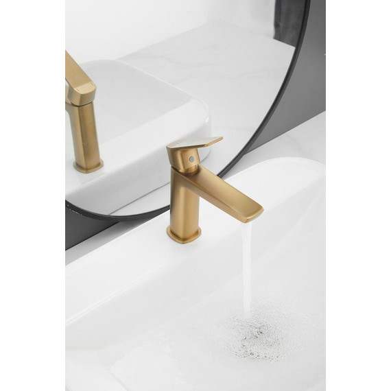 Смеситель для раковины Belz B10715-5, золото - фото 4