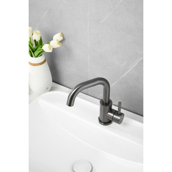 Смеситель для раковины Belz B10810-3, оружейная сталь - фото 16