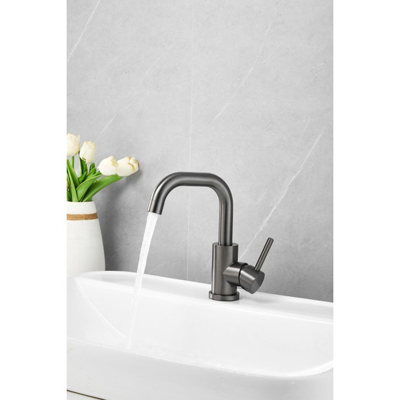 Смеситель для раковины Belz B10810-3, оружейная сталь - фото 18