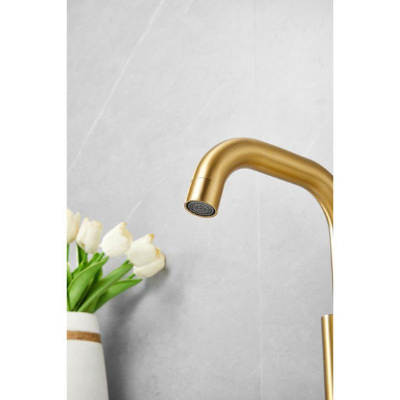 Смеситель для раковины Belz B10810-5, золото - фото 21