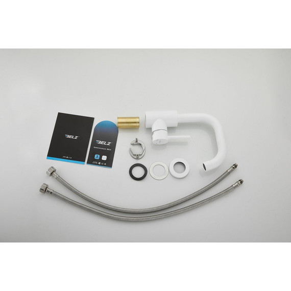 Смеситель для раковины Belz B10810-8, белый матовый - фото 28