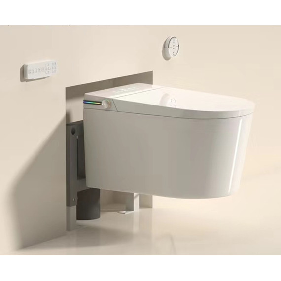 Унитаз-биде подвесной электронный SantiLine SL-5037 (инсталляция в комплекте) - фото 2