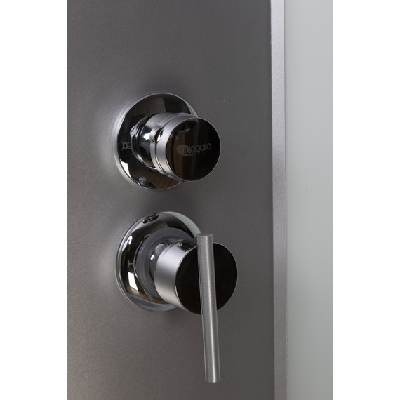 Душевая кабина Niagara Classic NG-2307-14 80х80х215 см, высокий поддон (40см), стекло матовое, профиль серебро (безсиликоновая сборка) - фото 15