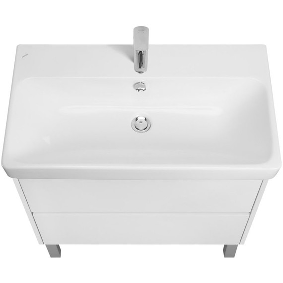 Тумба подвесная с раковиной Акватон Сканди 80 см 1A283001SD010 - фото 7