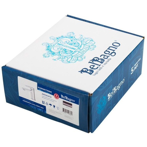 Душевой комплект BelBagno: Душевая стойка ARDENTE-VSCM-CRM + смеситель для раковины ARDENTE-LVM-CRM-W0 (Новинка 2025) - фото 19