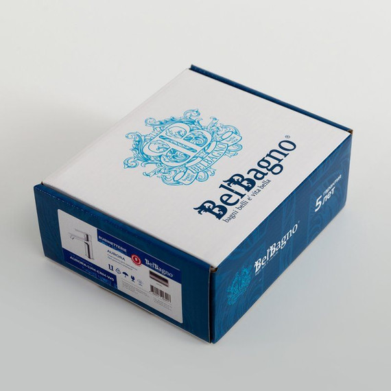 Набор смесителей BelBagno: Смеситель для ванны AURORA-VASM-CRM + смеситель для раковины AURORA-LVM-CRM-W0 (Новинка 2025) - фото 15