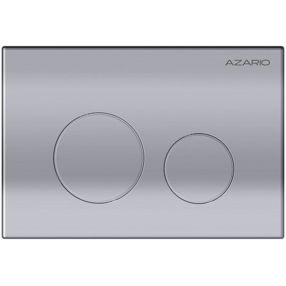 Кнопка смыва Azario AZ-ИУ00011, хром глянцевый - фото 