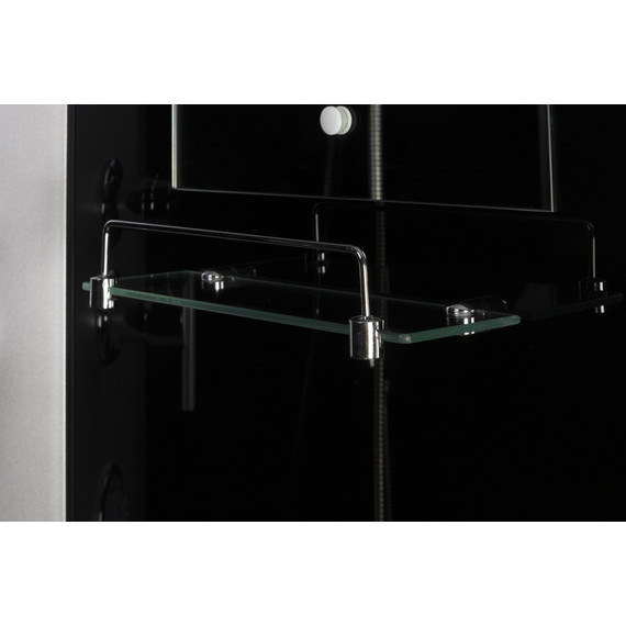 Душевая кабина Niagara Classic 80х80х215 см NG-2507-14, высокий поддон (40см), стекло тонированное, профиль серебро (безсиликоновая сборка) - фото 9