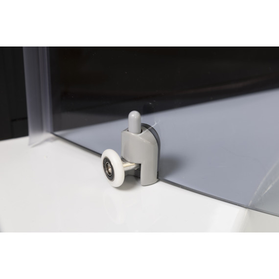 Душевая кабина Niagara Classic 80х80х215 см NG-2507-14, высокий поддон (40см), стекло тонированное, профиль серебро (безсиликоновая сборка) - фото 8