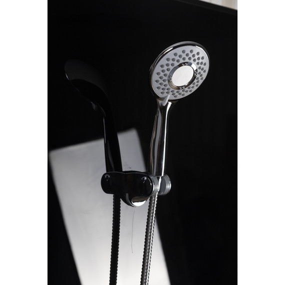 Душевая кабина Niagara Classic 80х80х215 см NG-2507-14, высокий поддон (40см), стекло тонированное, профиль серебро (безсиликоновая сборка) - фото 14