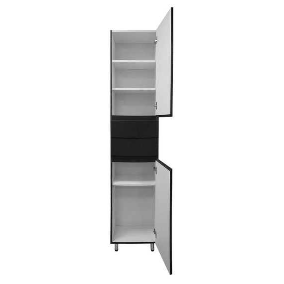 Пенал напольный AN Эстелла 40 см R, графит - фото 3