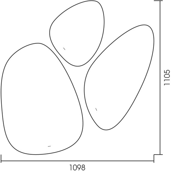 Зеркало Abber Teil 110 см AG6503S - фото 7