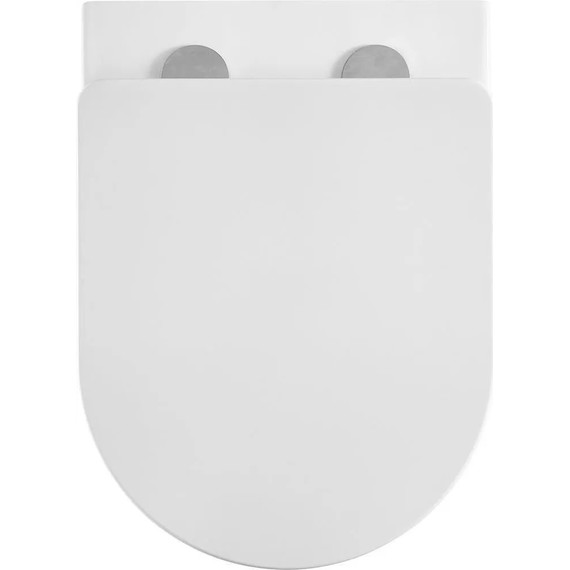 Инсталляция с подвесным унитазом комплект: Grohe Rapid SL 38772001 с подвесным безободковым унитазом Azario Grado AZ-0046-UQ3 сиденье микролифт, крепление, кнопка смыва хром (Система смыва торнадо), Цвет производителя: белый - фото 7