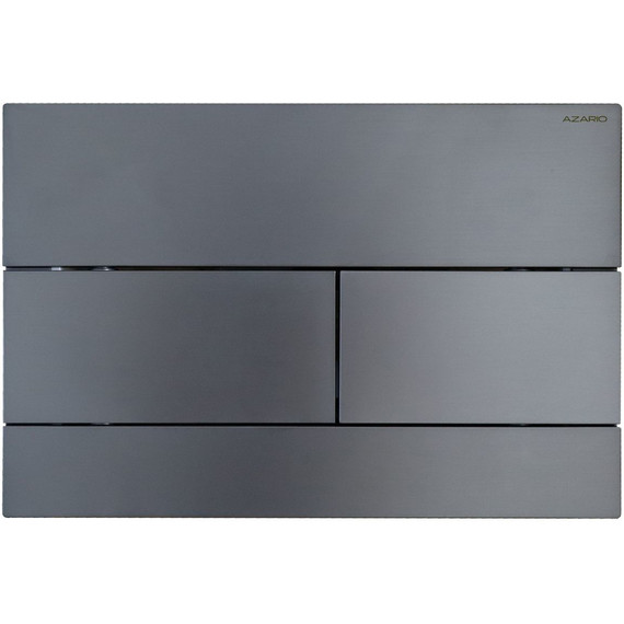 Кнопка смыва Azario AZ-013.08, оружейная сталь матовая - фото 