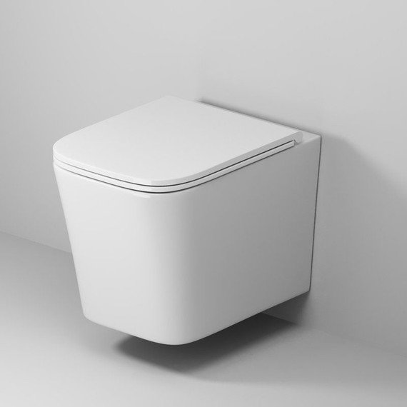 Унитаз подвесной безободковый Grossman GR-4441SQ с тонкой крышкой микролифт (система смыва Торнадо) - фото 5