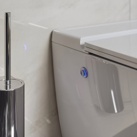 Унитаз импульсный подвесной Grossman Impuls GR-5501 с сиденьем микролифт, с инсталляцией Grossman 901.5502.01.000 в комплекте - фото 6