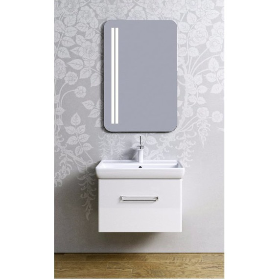 Тумба подвесная с раковиной Aqwella Нео 60 см Neo.01.06/1 - фото 4