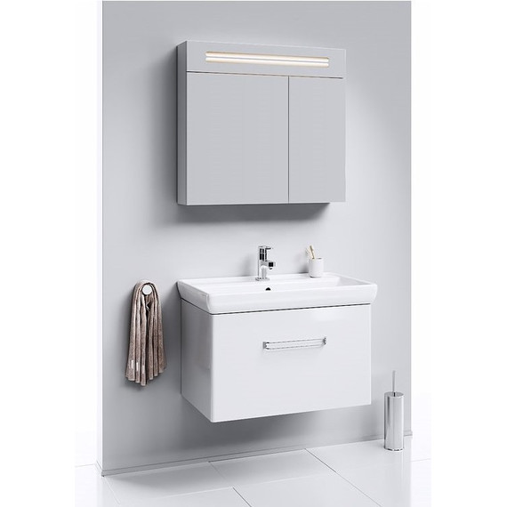 Тумба подвесная с раковиной Aqwella Нео 70 см Neo.01.07/1 (раковина Дрея) - фото 8