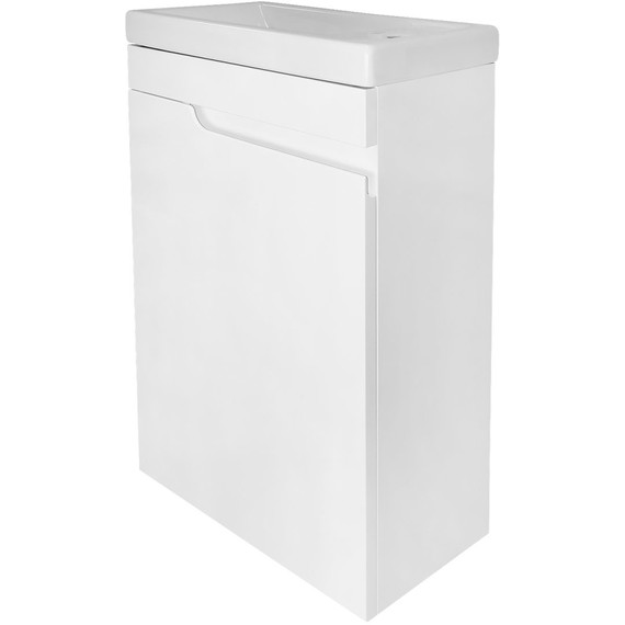 Тумба подвесная с раковиной Loranto Kantri 45 см L CS00097244 (раковина Фостер 45) - фото 