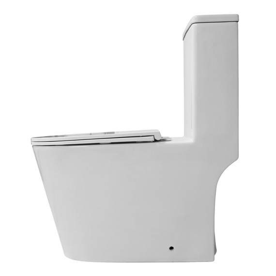 Унитаз-моноблок Azario Eagle AZ-80673 с тонкой крышкой микролифт (Система смыва Торнадо) - фото 13