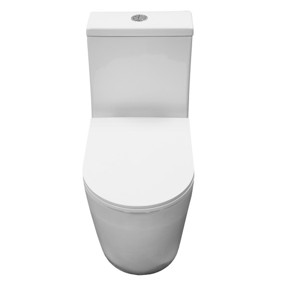 Унитаз-моноблок Azario Velluto AZ-6281 с тонкой крышкой микролифт (Система смыва Торнадо) - фото 4