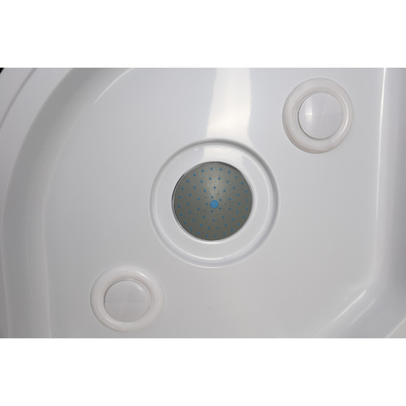 Душевая кабина Niagara Eco 120x80 см E120/80/40L/TN, с высоким поддоном 40см, профиль хром матовый, стекло тонированное (безсиликоновая сборка) - фото 12