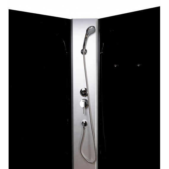 Душевая кабина Niagara Eco 120x90 см E120/90/40L/TN, с высоким поддоном 40см, профиль хром матовый, стекло тонированное (безсиликоновая сборка) - фото 9