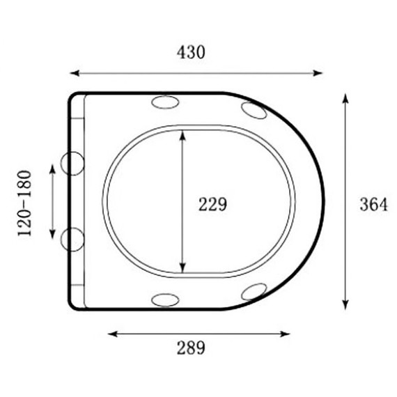 Сиденье с крышкой для унитаза Grossman микролифт 49GR55GMS, серый матовый - фото 4