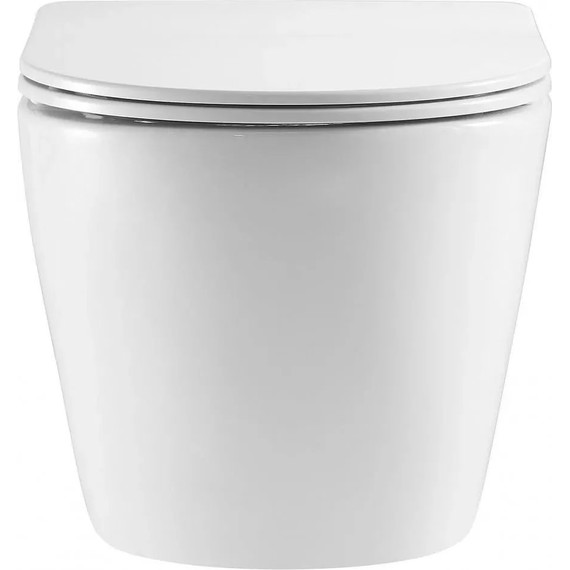 Инсталляция с подвесным унитазом комплект: Grohe Rapid SL 38772001 с подвесным безободковым унитазом Azario Grado AZ-0046-UQ1 сиденье микролифт, крепление, кнопка смыва хром (система смыва Торнадо) - фото 5