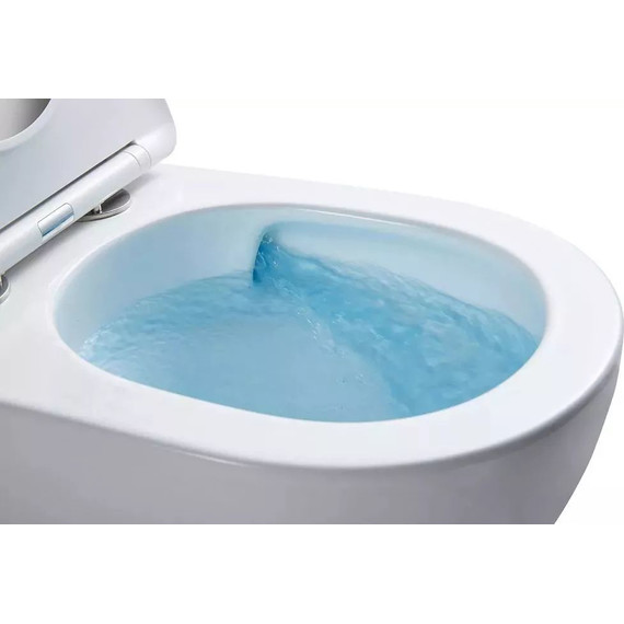 Инсталляция с подвесным унитазом комплект: Grohe Rapid SL 38772001 с подвесным безободковым унитазом Azario Grado AZ-0046-UQ1 сиденье микролифт, крепление, кнопка смыва хром (система смыва Торнадо) - фото 10