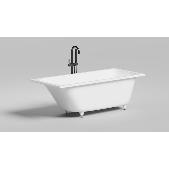 Ванна каменная Salini Orlanda 160x70 см 102115M (S-Sense) матовая - фото 2